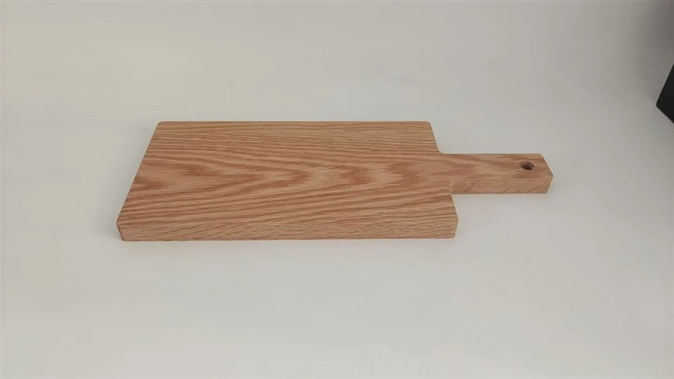 Mini masă de tăiat brânză din lemn de culoare naturală